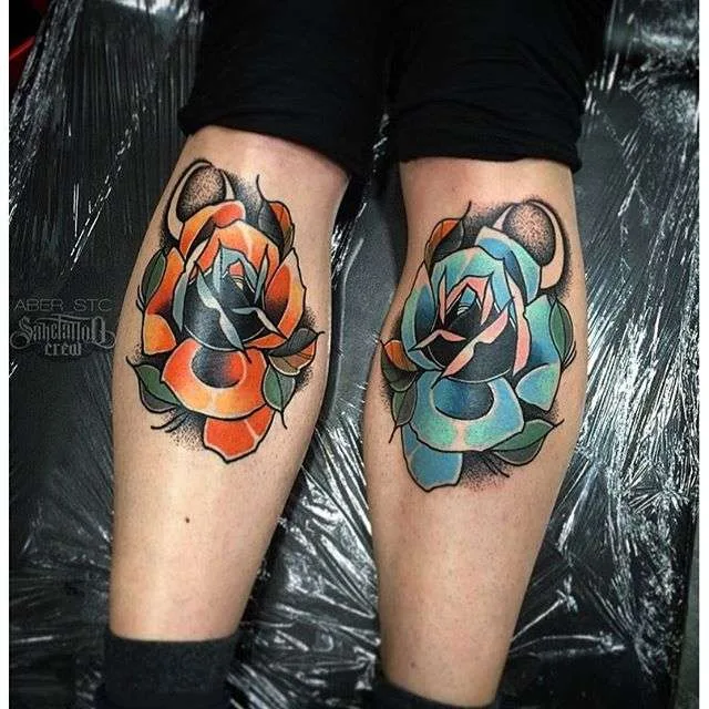 Tattoo artist Aber Tattooer - color neotraditional tattoo  | Тату мастер Aber Tattooer - цветные неотрад тату
